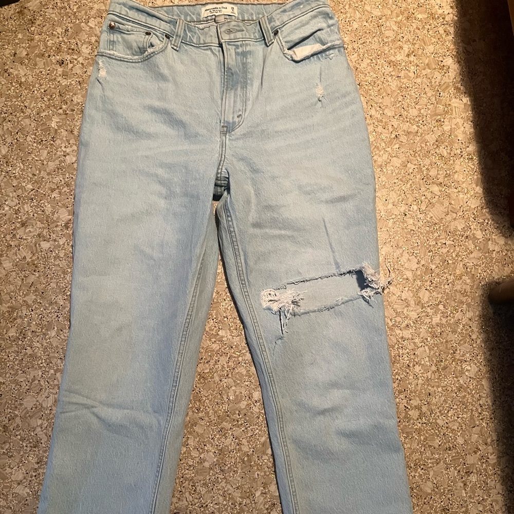 Abercrombie & Finch Curve Love Ultra High Rise 90s Straight Jean